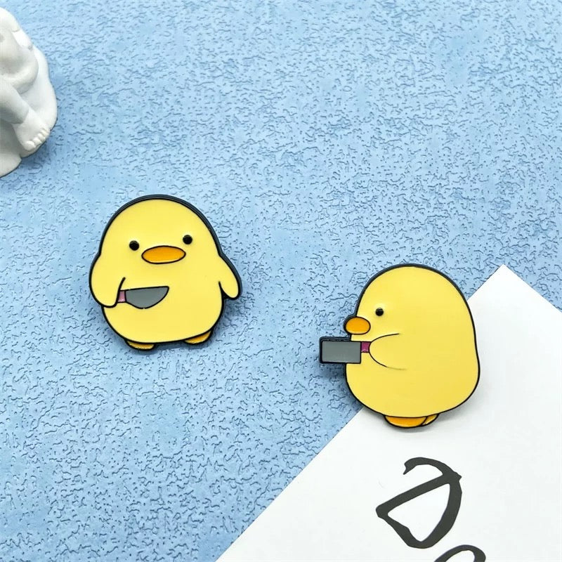 Pins Canard Couteau Canard de Bain CoinCaillerie