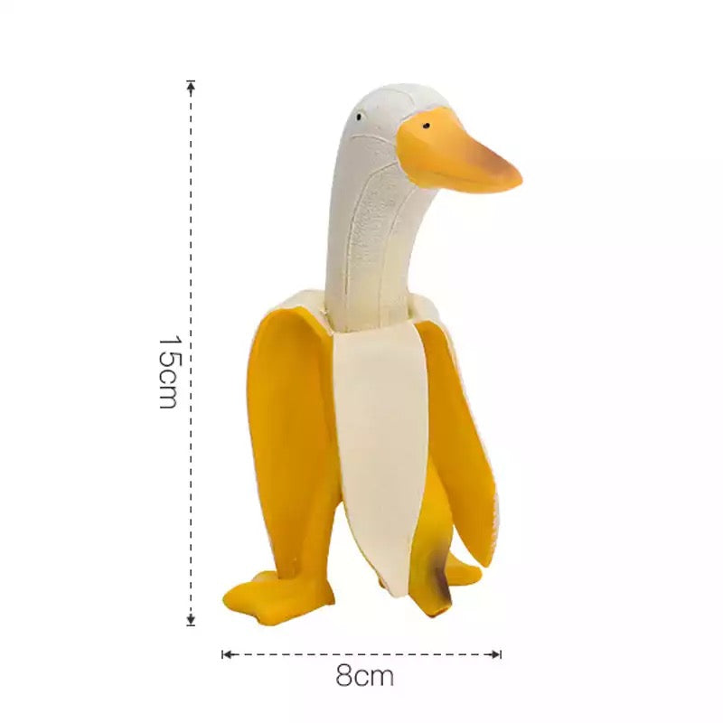 statuette canard banane 