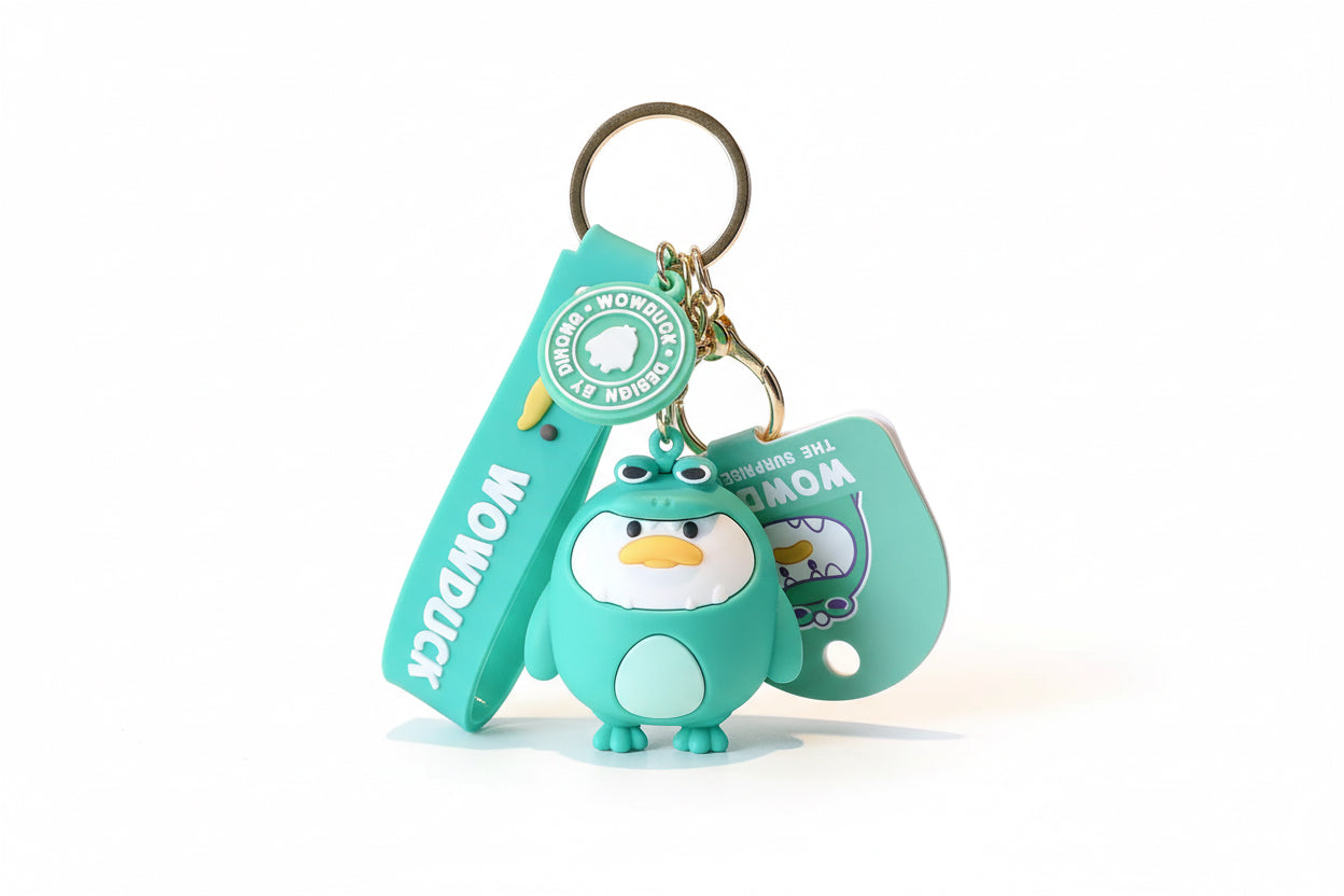 Dinosaur Duck Keychain