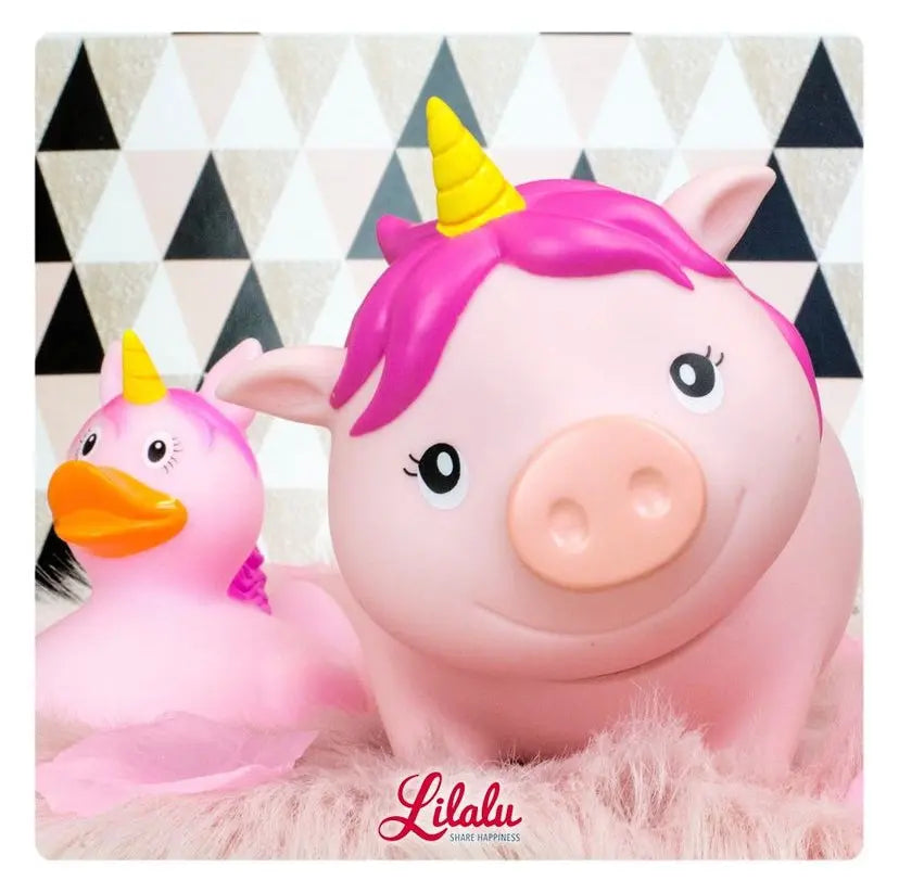 Canard Licorne Rose Lilalu CoinCaillerie