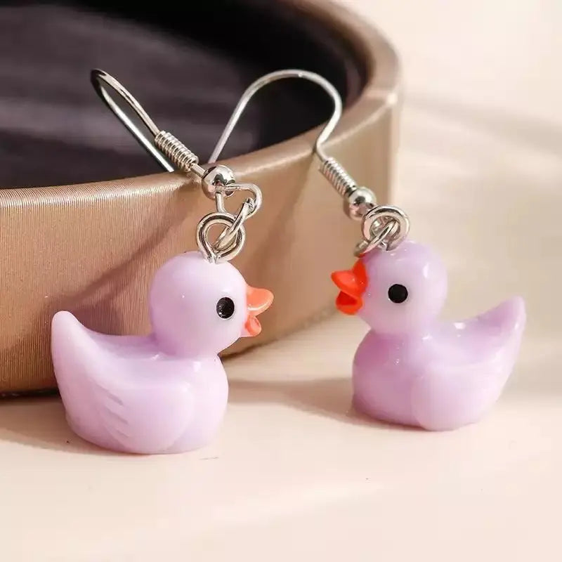 Boucles d'Oreilles Canard B.Duck  CoinCaillerie