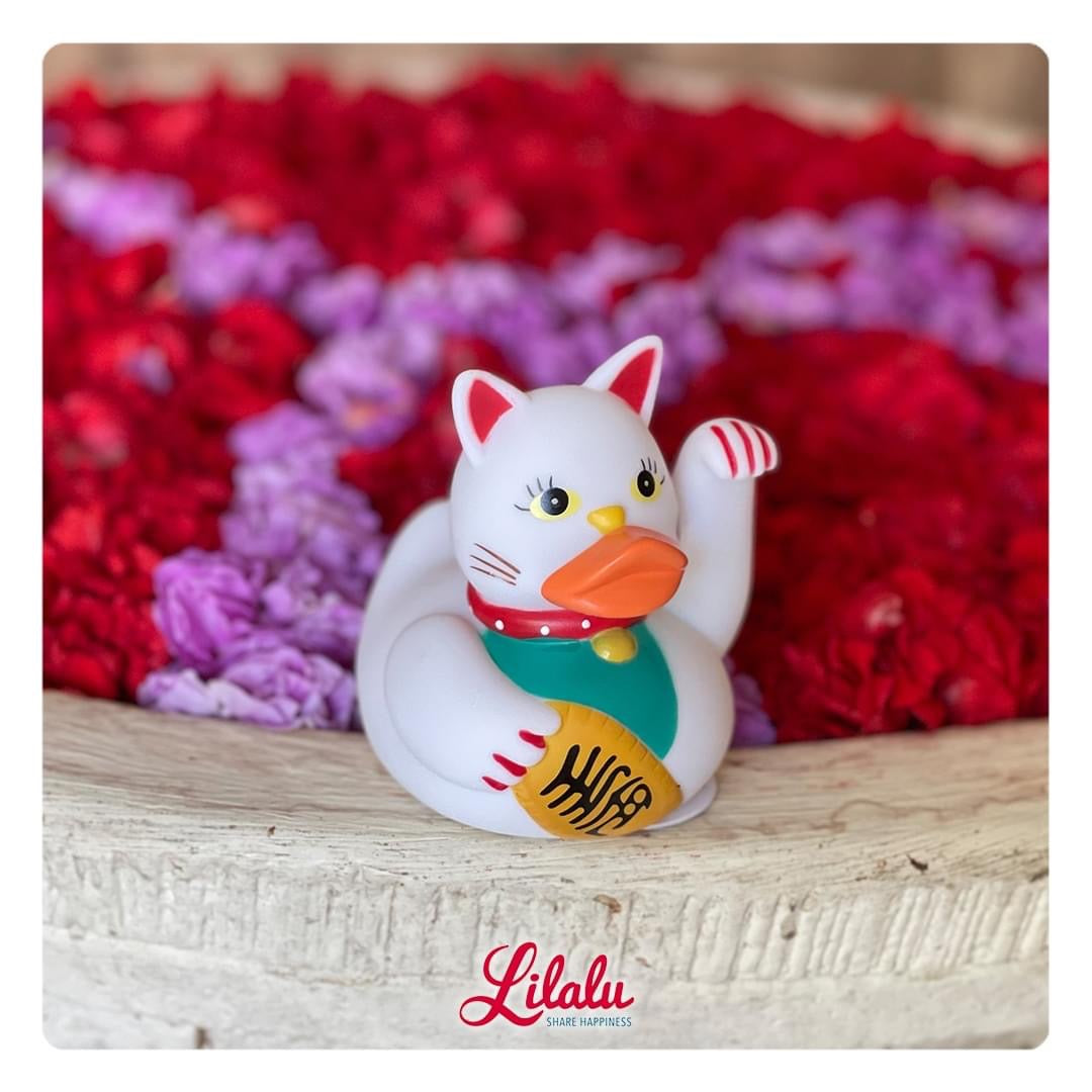 Canard de Bain Chat Chanceux Lilalu CoinCaillerie