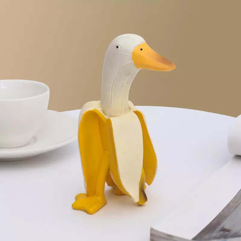 Statuette Canard Banane Canard de Bain CoinCaillerie