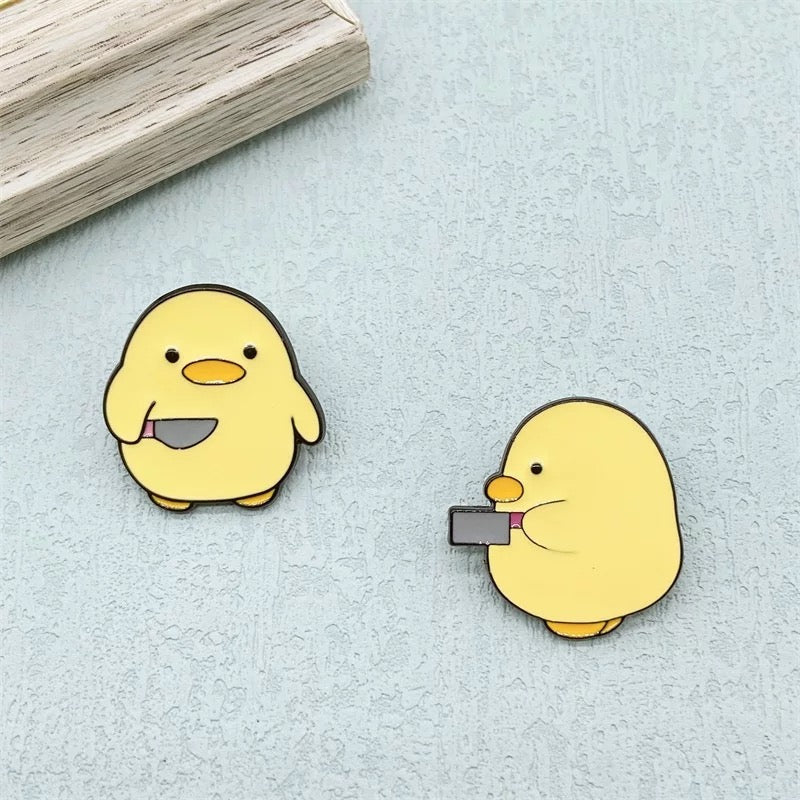 Pins Canard Couteau Canard de Bain CoinCaillerie