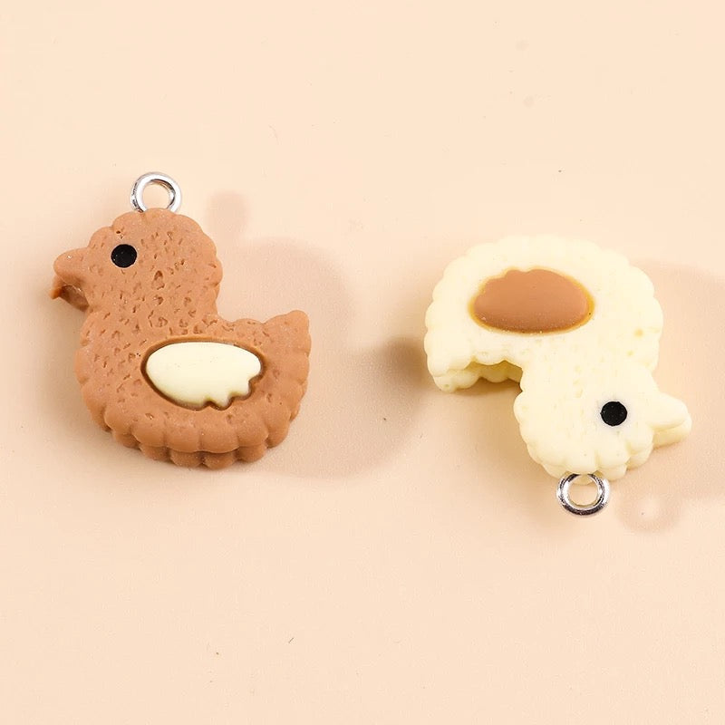 Duck Biscuit Charm