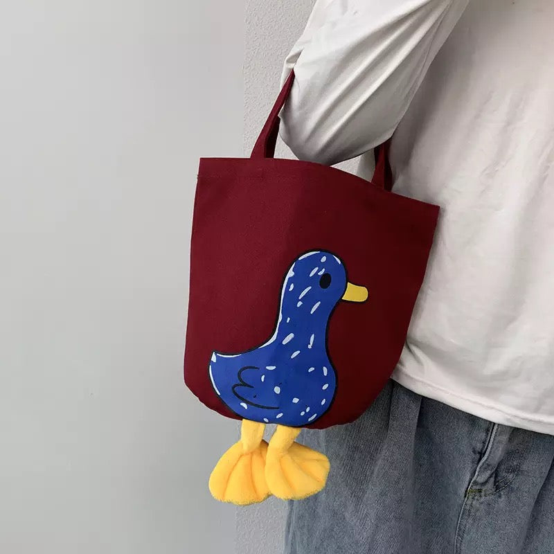 Tote Bag Canard Bleu Canard de Bain CoinCaillerie