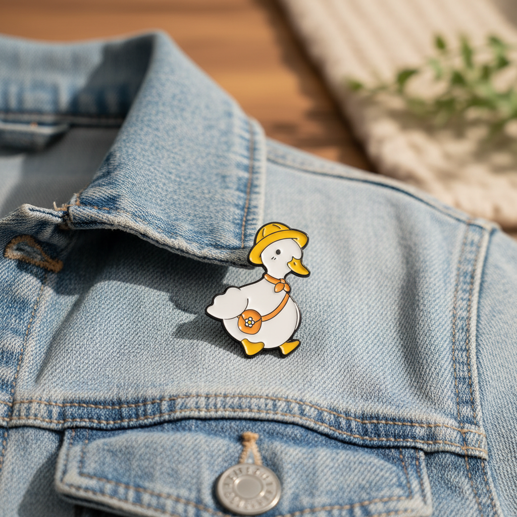 Pin's White Duck Schoolboy