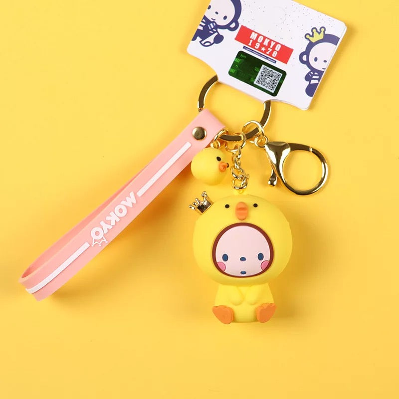 Monkey Duck nøglering