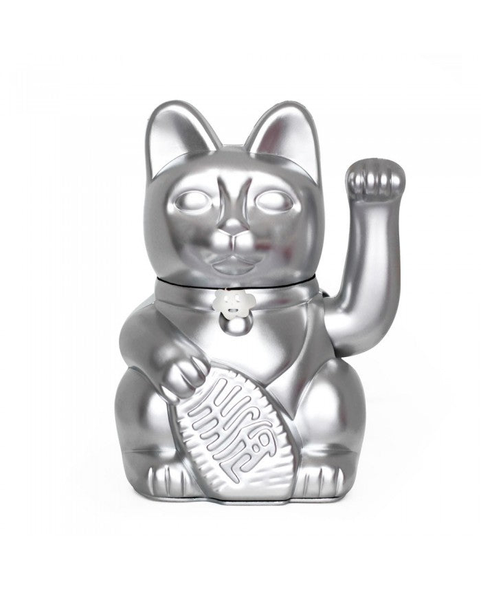 Chat Chanceux Argent - le Chat Chanceux