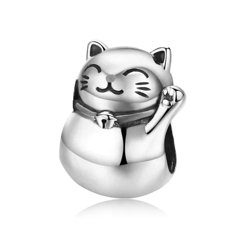 charm chat chanceux argente lcc 63149132