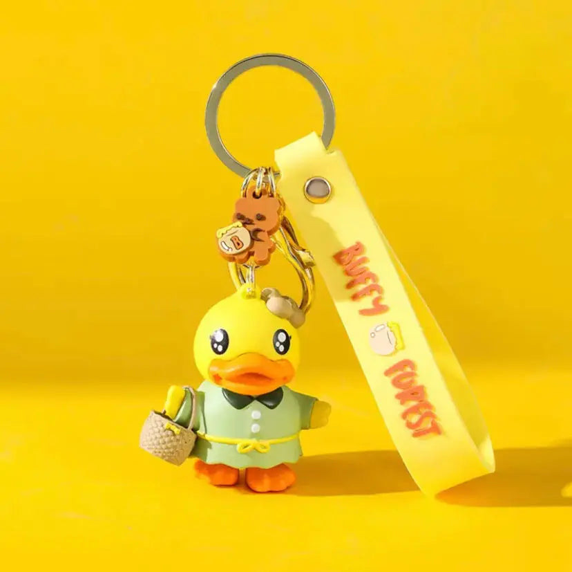 porte cles canard jaune campeuse 6973017971424