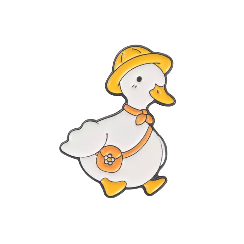 Pin's White Duck Schoolboy