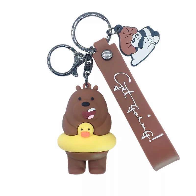 porte cles ours avec bouee canard 18327799