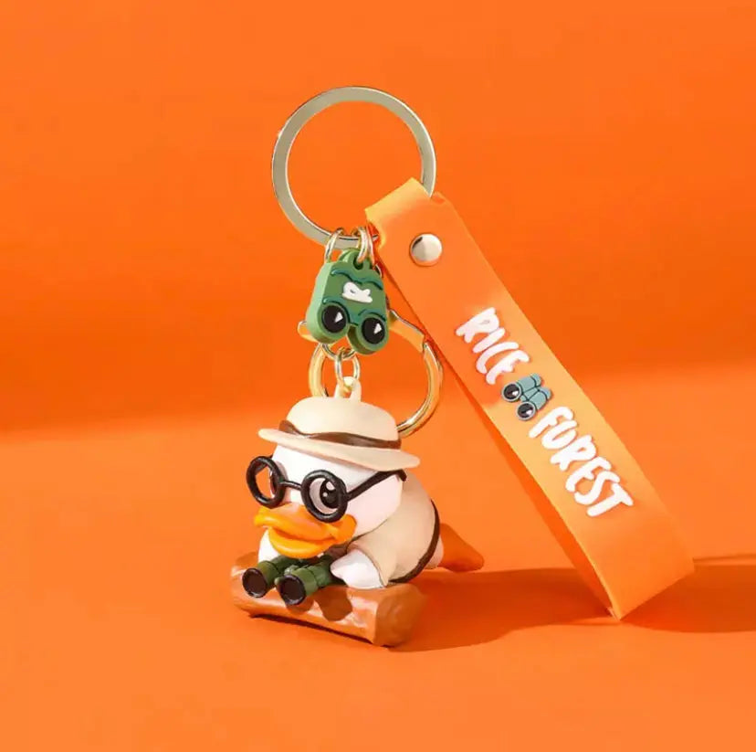 porte cles canard blanc campeur 6973017971233