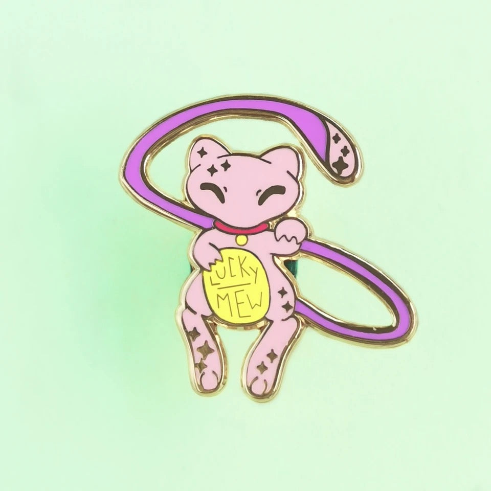 Pin's Chat Chanceux Lucky Mew - le Chat Chanceux