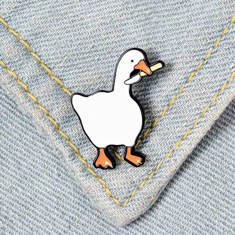 Pins Canard Blanc Couteau Canard de Bain CoinCaillerie