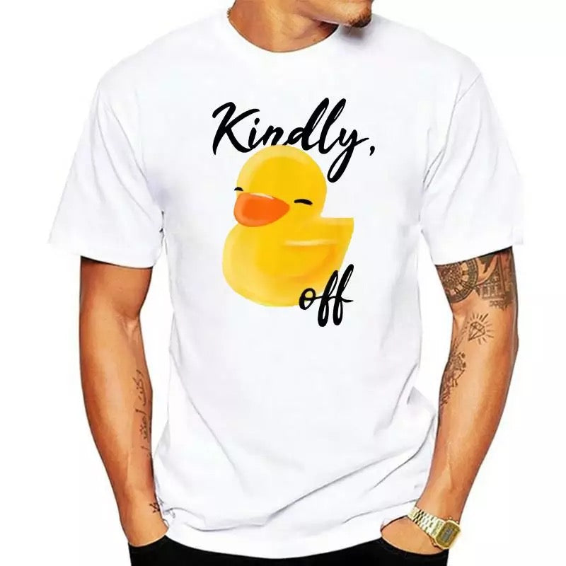 T-Shirt Kindly Duck Off Mr Colvert CoinCaillerie