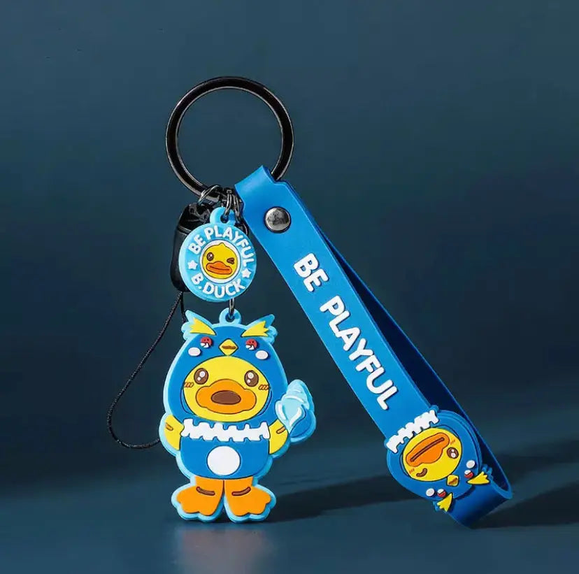 Porte-Clés Canard Pingouin B.Duck  CoinCaillerie