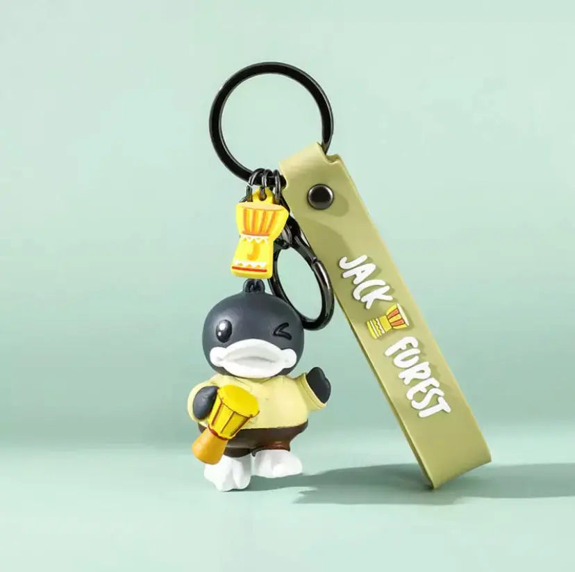 porte cles canard noir campeur 6973017971424