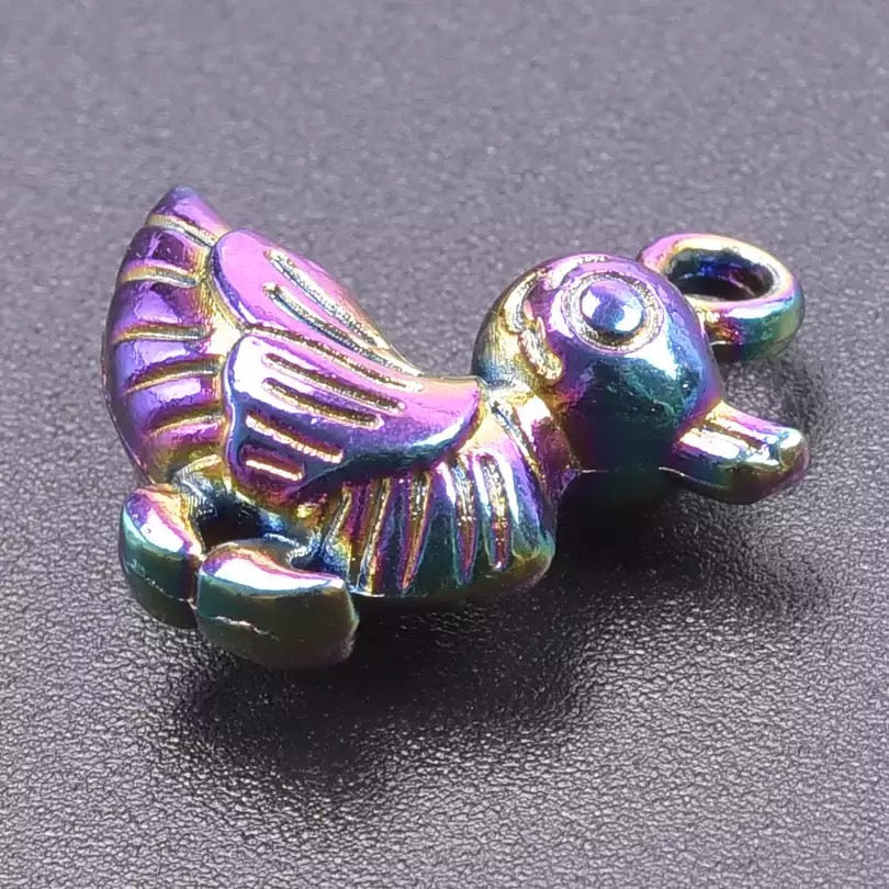 Charm Canard Arc en Ciel Canard de Bain CoinCaillerie