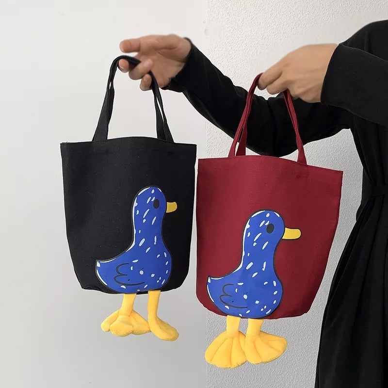 Tote Bag Canard Bleu Canard de Bain CoinCaillerie