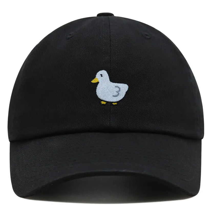 casquette canard blanc brode 