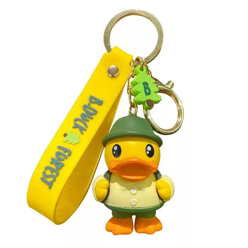 Porte-Clés Canard Jaune Campeur B.Duck  CoinCaillerie