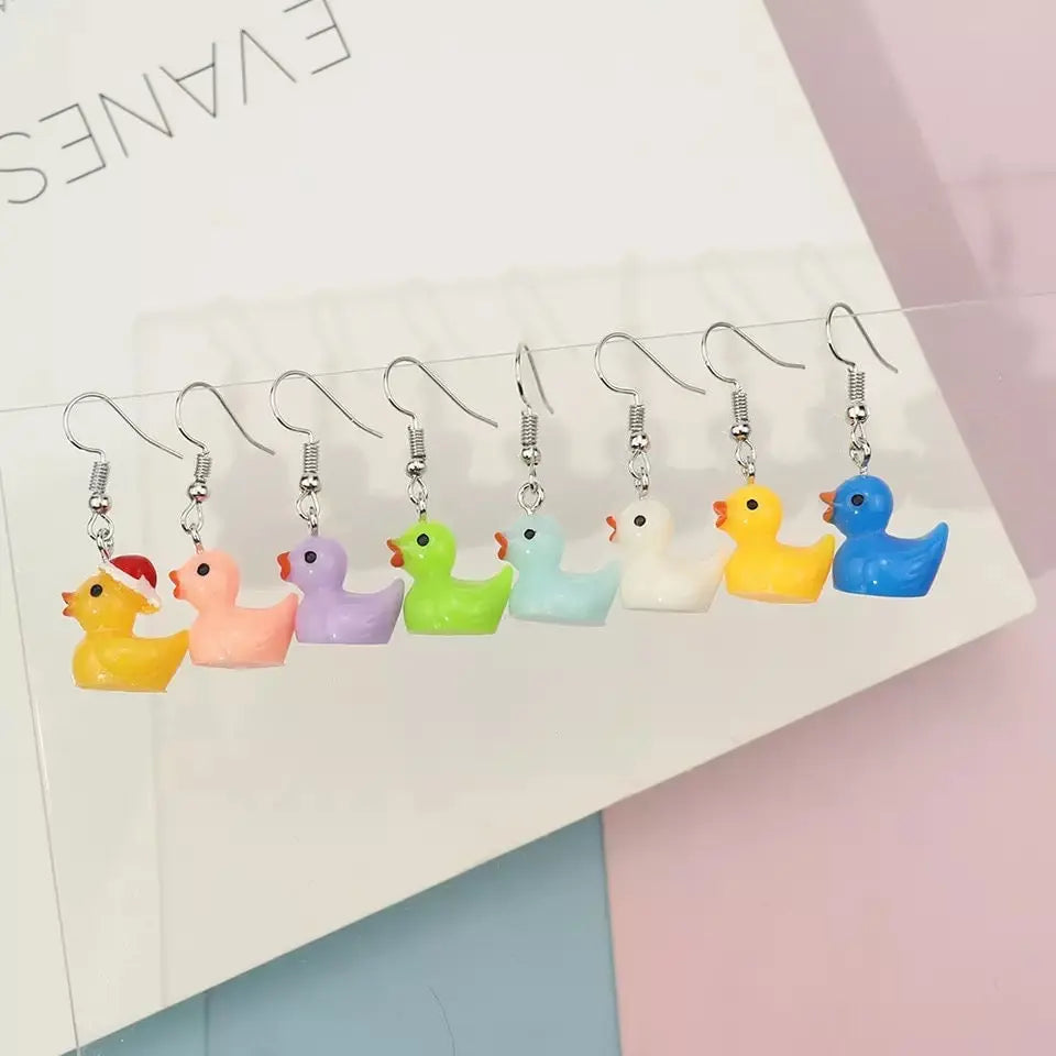 Boucles d'Oreilles Canard B.Duck  CoinCaillerie