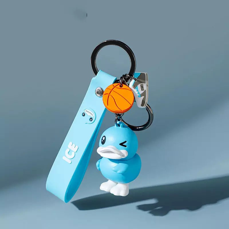 Porte-Clés Canard Bleu « Ice »