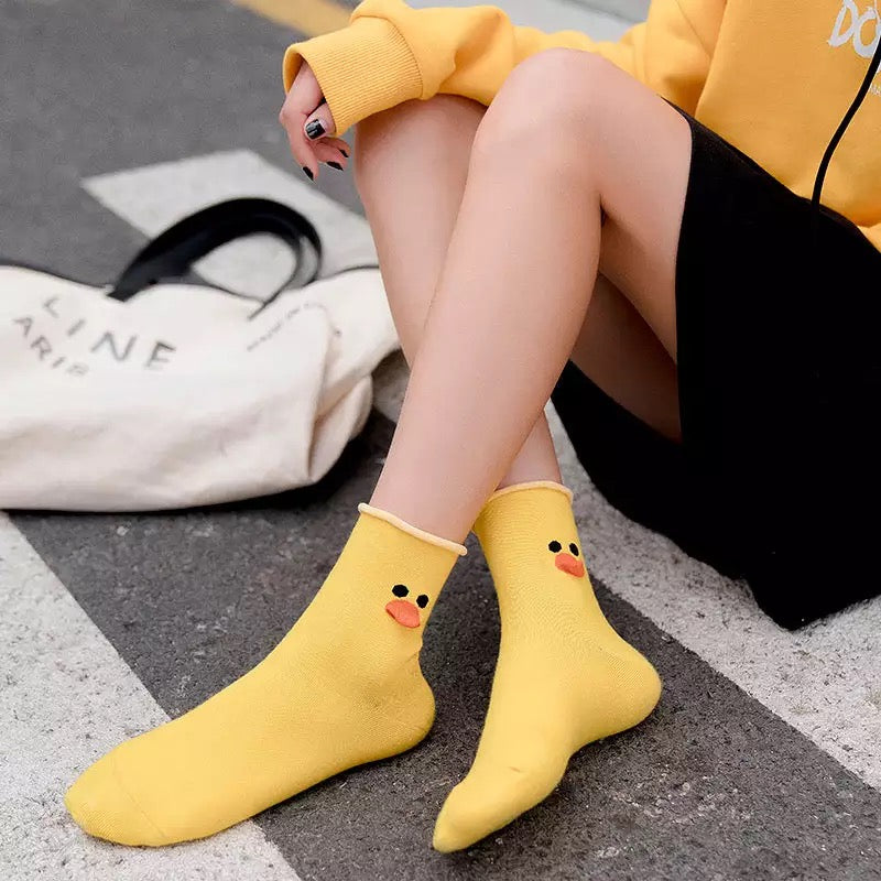 Chaussettes Canard Jaune Mr Colvert CoinCaillerie