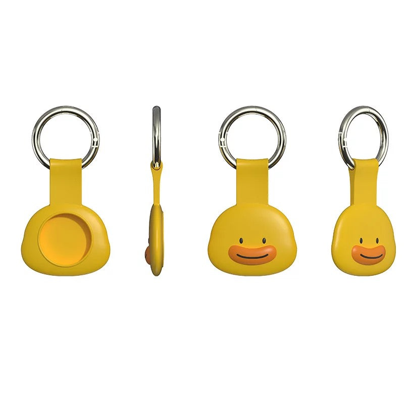 Porte clés protection Airtag Canard Icarer Family CoinCaillerie