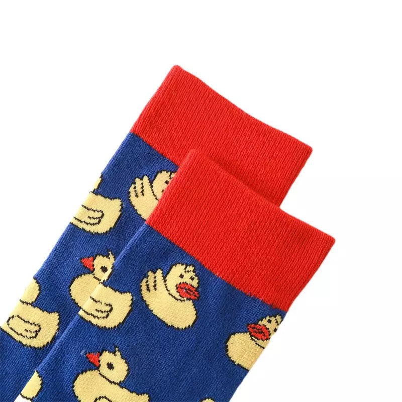Gelbe Entensocken
