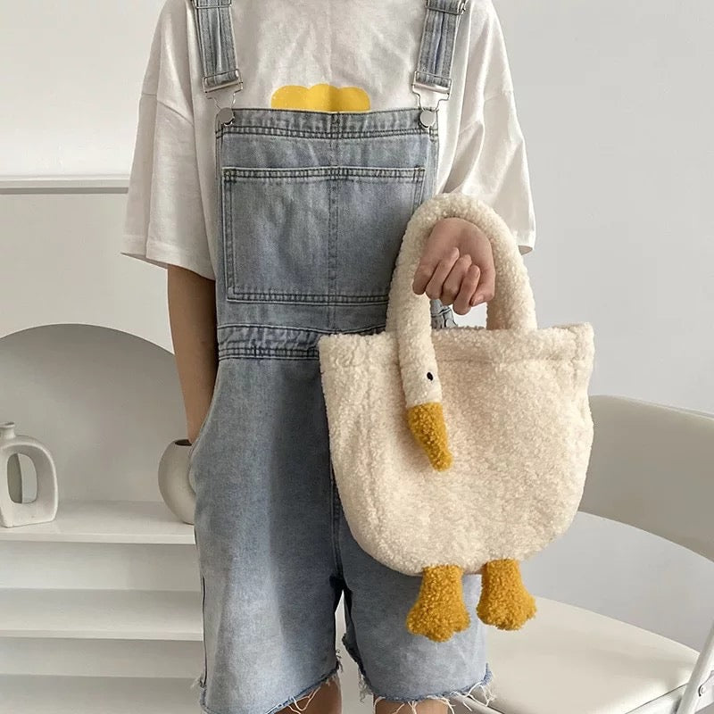sac a main canard blanc 