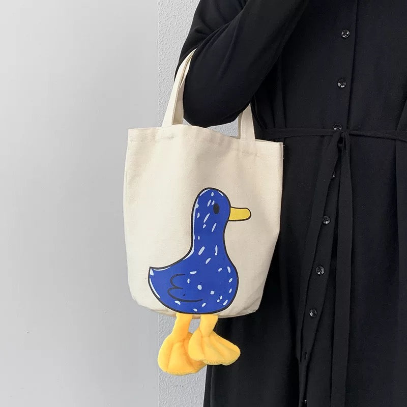 Tote Bag Canard Bleu Canard de Bain CoinCaillerie