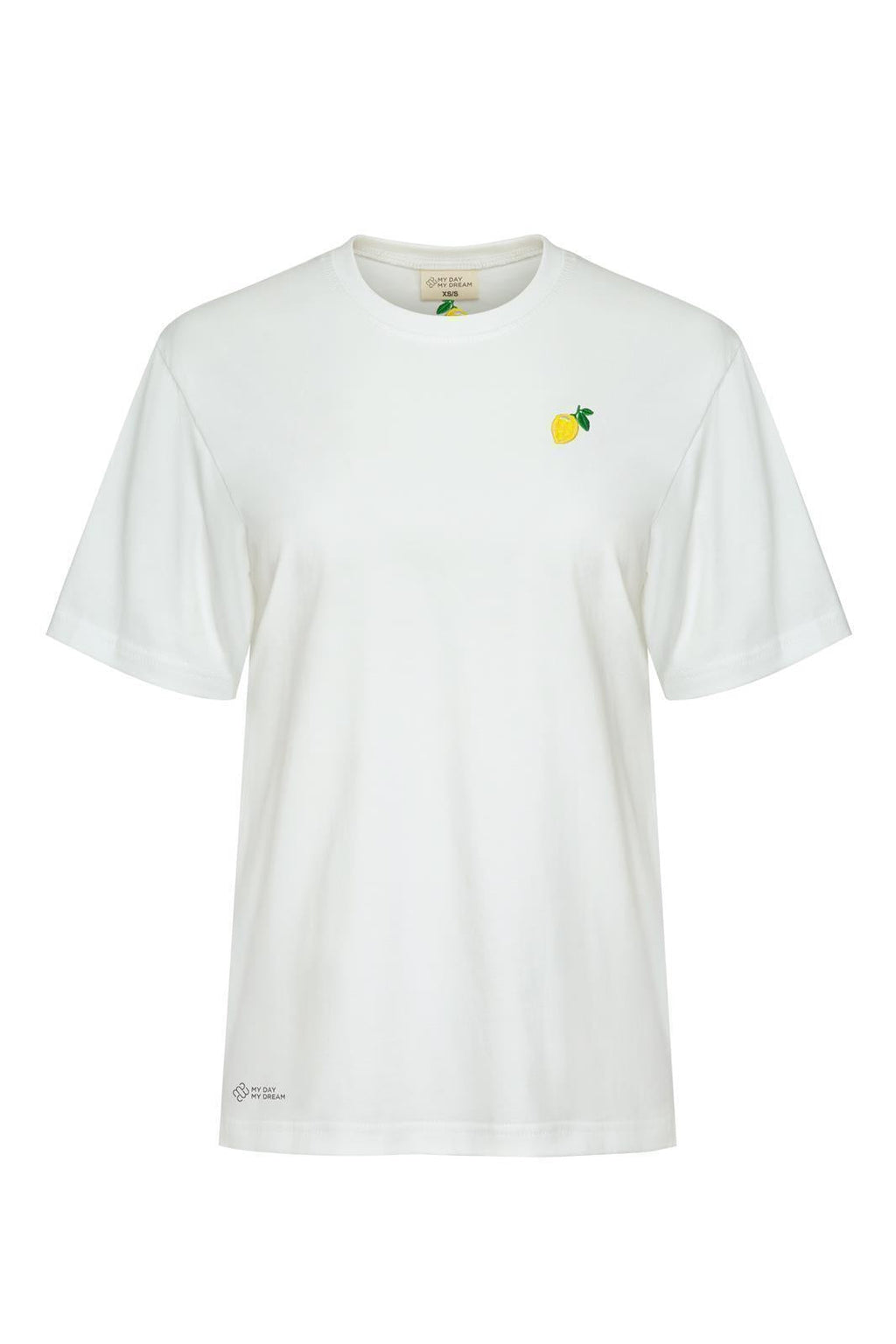 T-shirt oversize Citron – vue produit 6