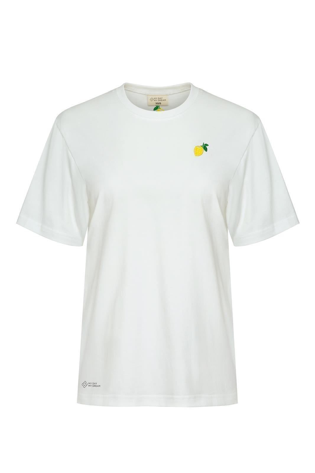T-shirt oversize Citron – vue produit 1