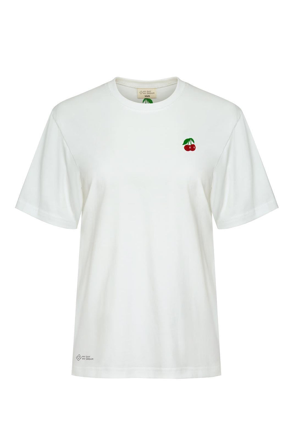T-shirt oversize Cerise – vue produit 4
