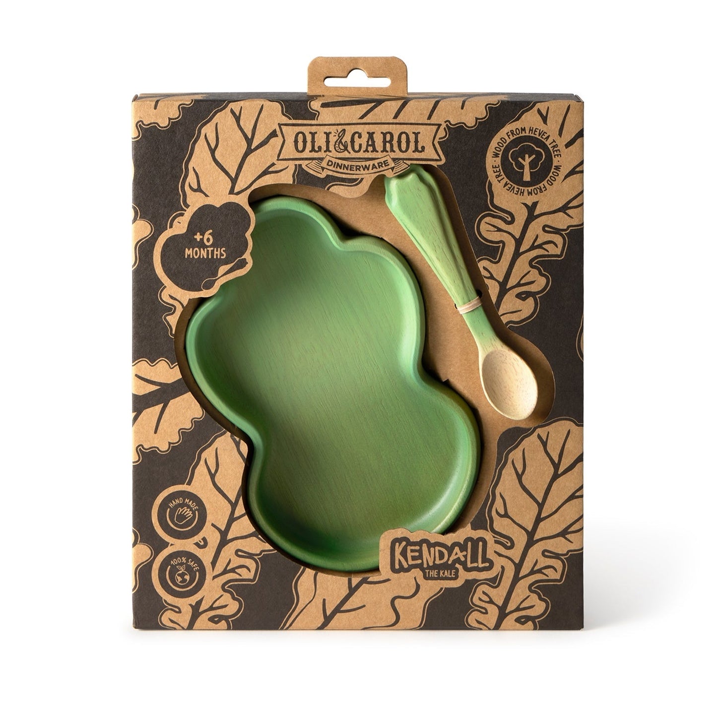 Kendall le Chou kale – Ensemble assiette et cuillère bébé – vue produit 7