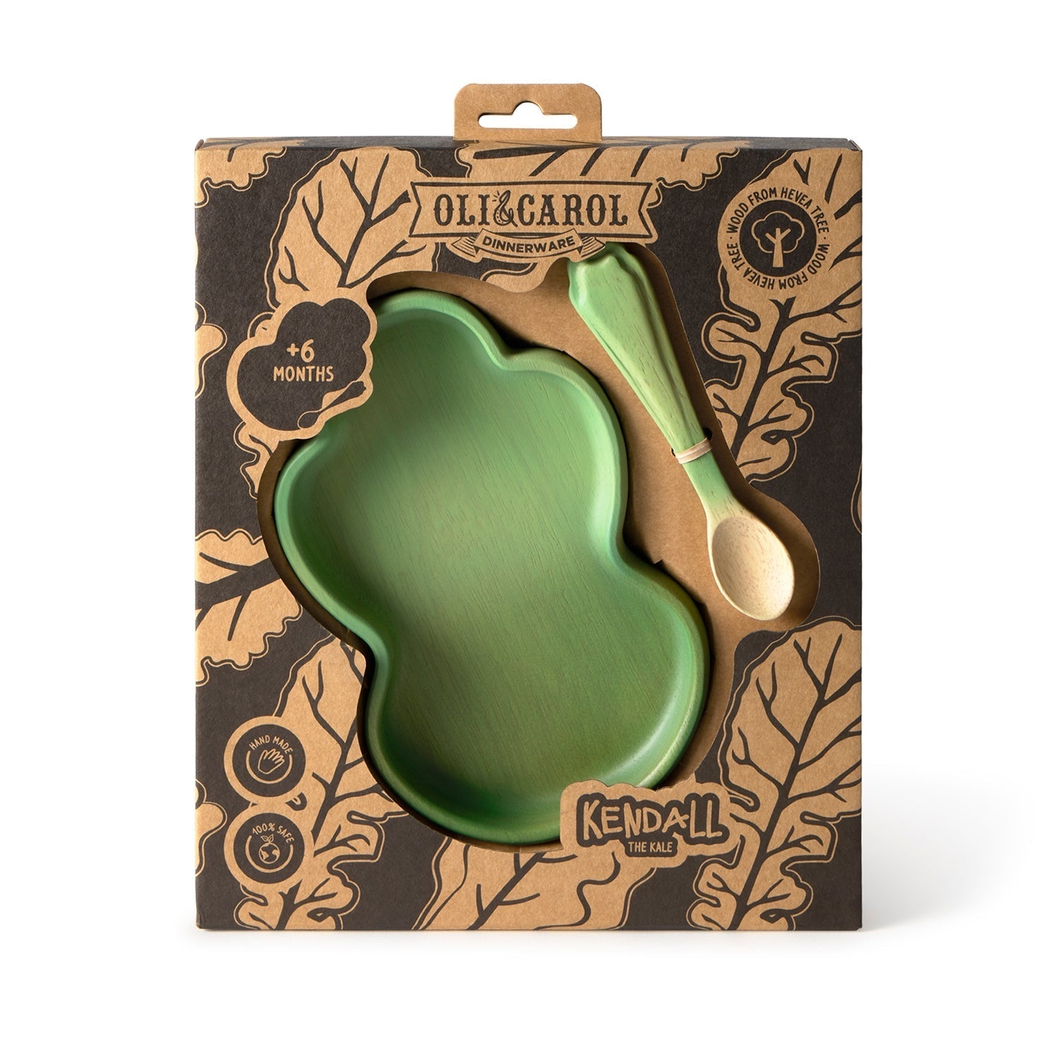 Kendall le Chou kale – Ensemble assiette et cuillère bébé – vue produit 7