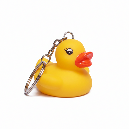 Schlüsselanhänger mit Badeente