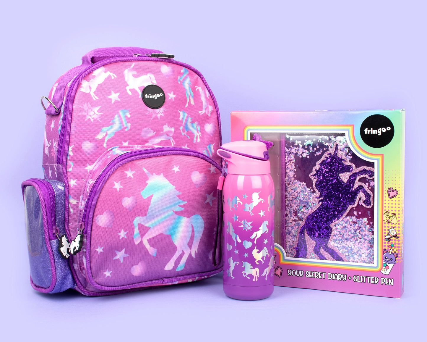 Sac à dos pour tout-petit – licorne Ombre Girls Nursery Bag