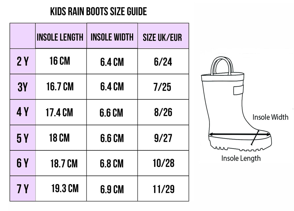 Bottes de pluie – licorne