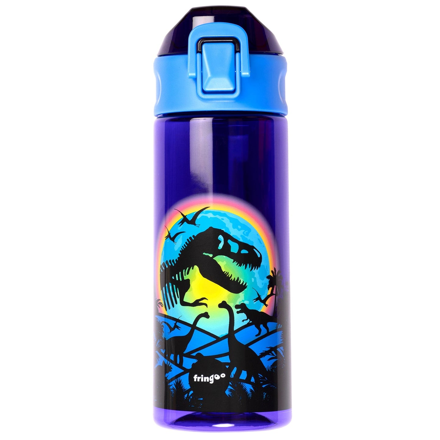 Gourde à bouchon rabattable – à bouchon rabattable 600ml – dinosaure Moon