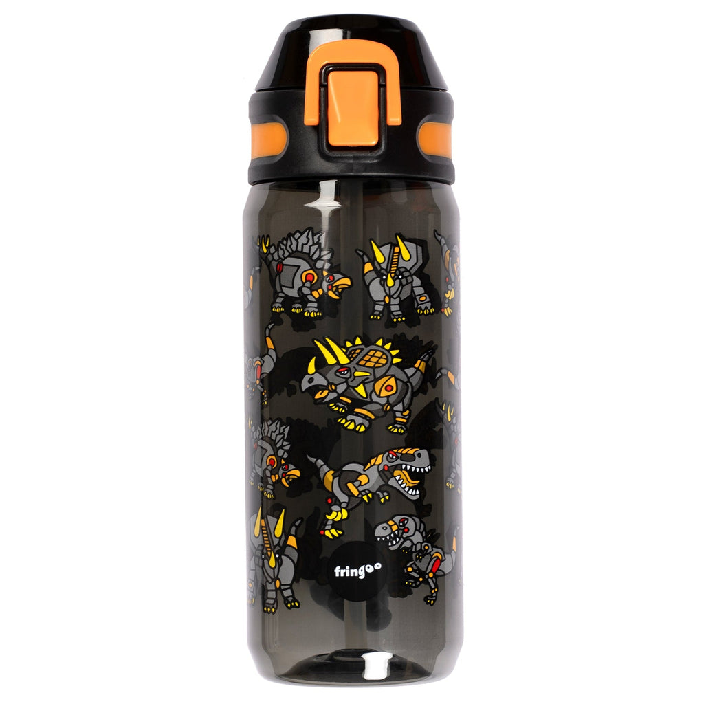 Gourde – avec paille 600 ml – dinosaure Robot