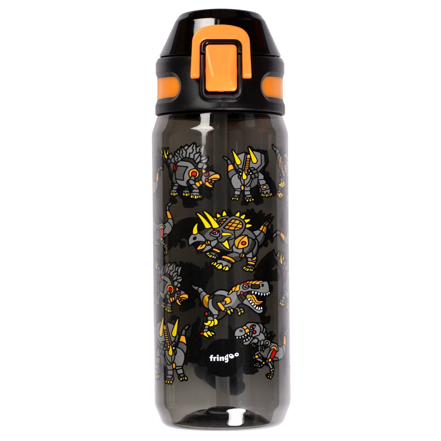 Gourde – avec paille 600 ml – dinosaure Robot