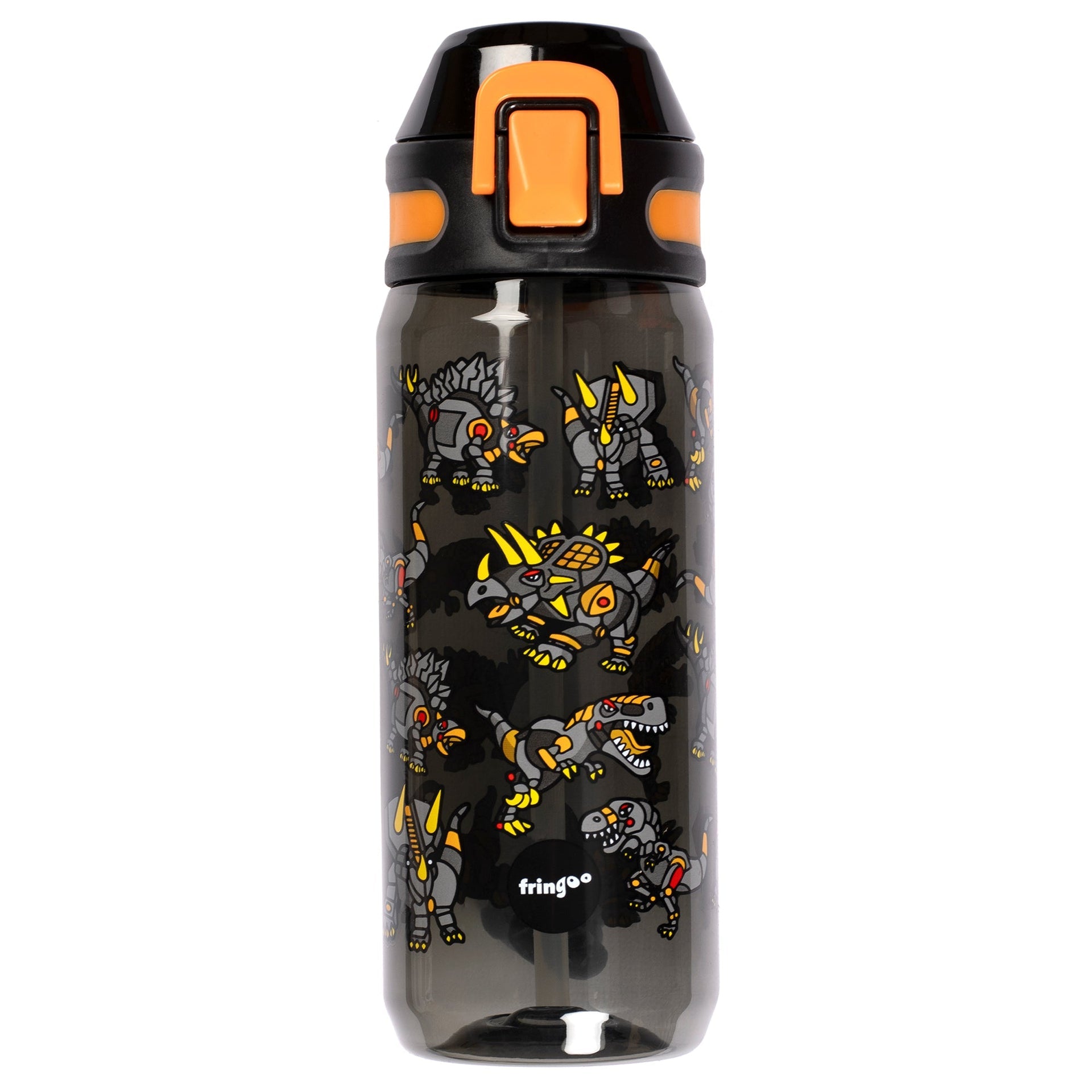 Gourde – avec paille 600 ml – dinosaure Robot