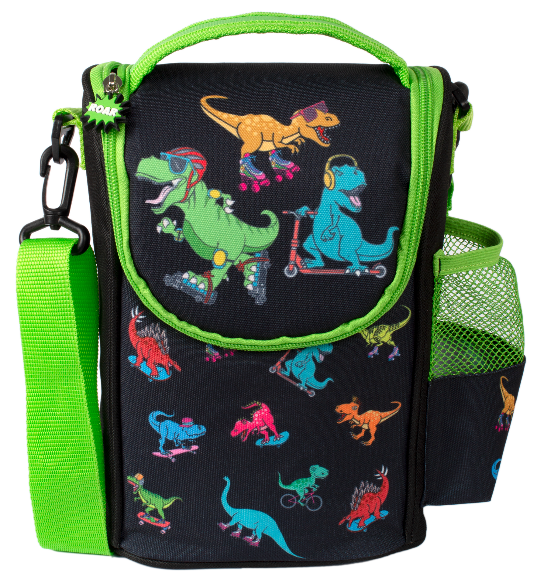 Sac repas avec bandoulière – Strap Lunch Bags – Dinosaurs Skaters