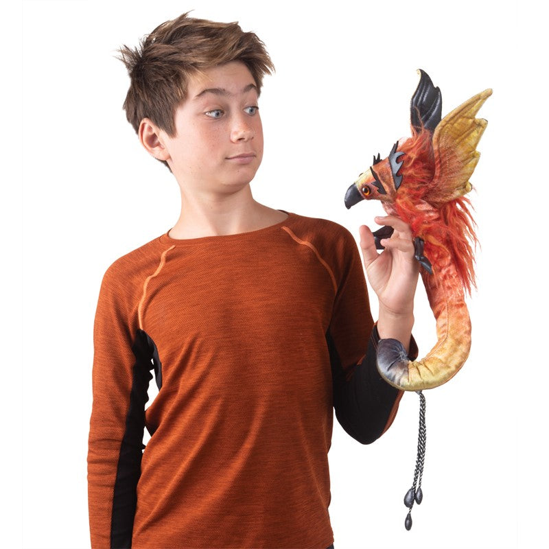 Feuervogel-Fingerarmband-Puppe