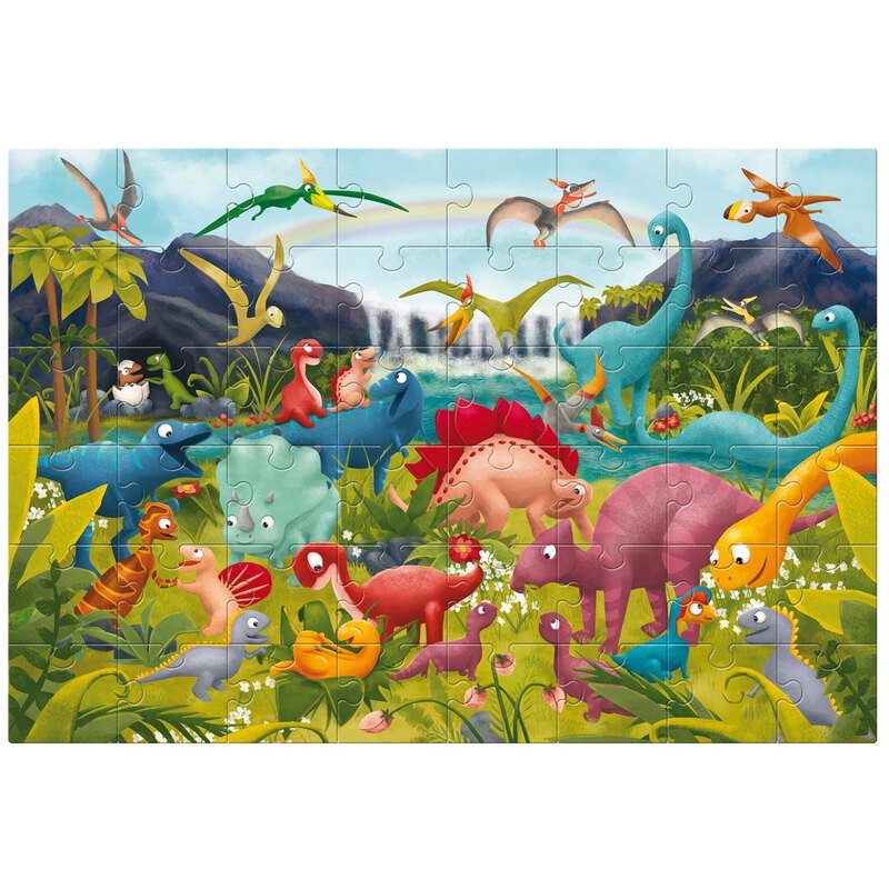 puzzle geant les dinosaures ludattica 
