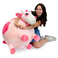 Peluche Massive Squishable – Vache Fraise